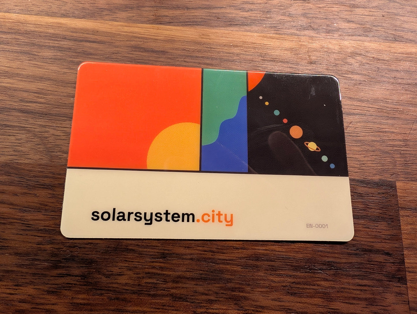 SolarSystem Sun Card